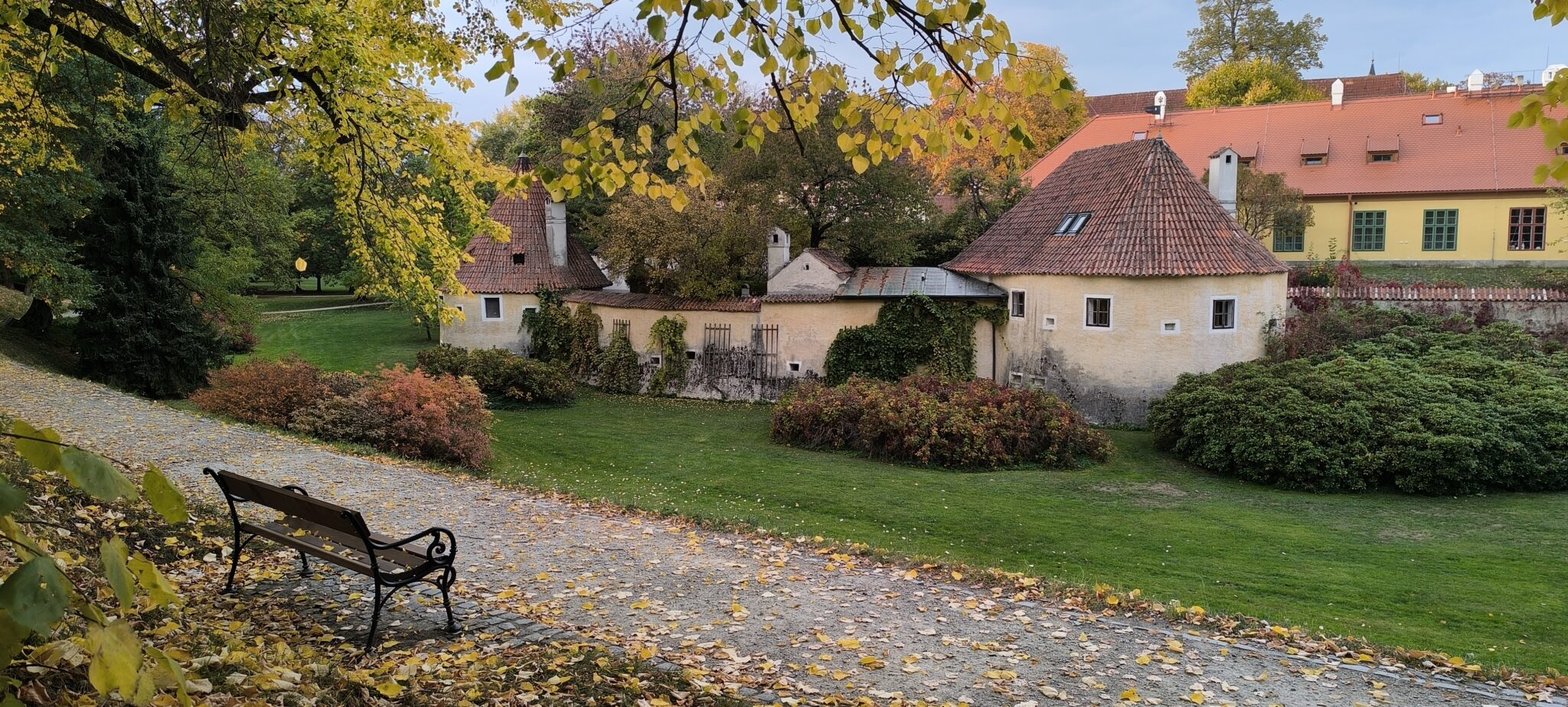 Podzimní park v Třeboni